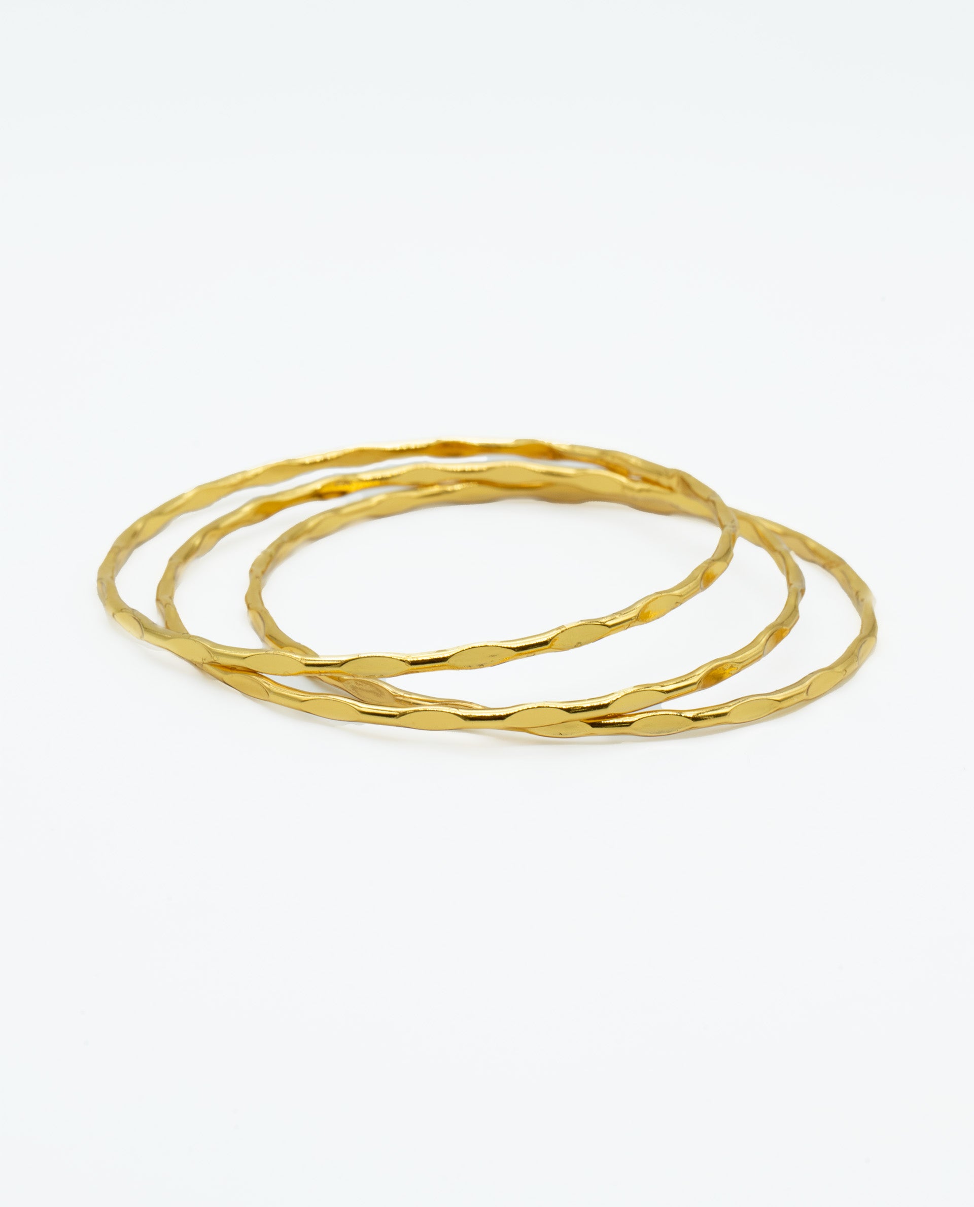 PACK 3 PROTECTION BRACELETS - GOLD PLATED