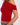 Camiseta Roja Asimétrica con Hombros Descubiertos | THE-ARE
