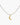 PEARL MOON NECKLACE - GOLD PLATED STEEL