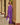 Pantalón Largo de Mujer Morado Elegante Campana | Invitadas THE-ARE