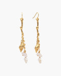 REEF DANGLE EARRINGS · GOLD
