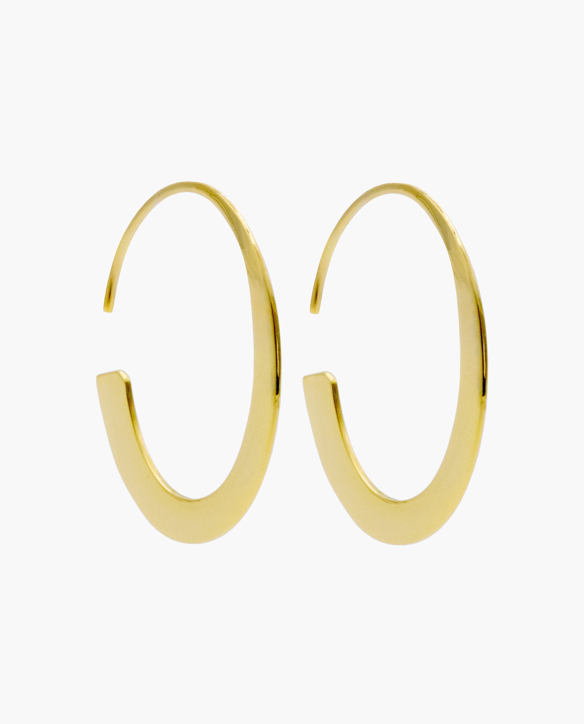 CURVE EARRINGS - GOLD PLATED