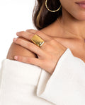 ONE RING · GOLD PLATED STEEL
