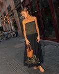 MOONFIRE DRESS · BLACK