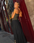 MOONFIRE DRESS · BLACK