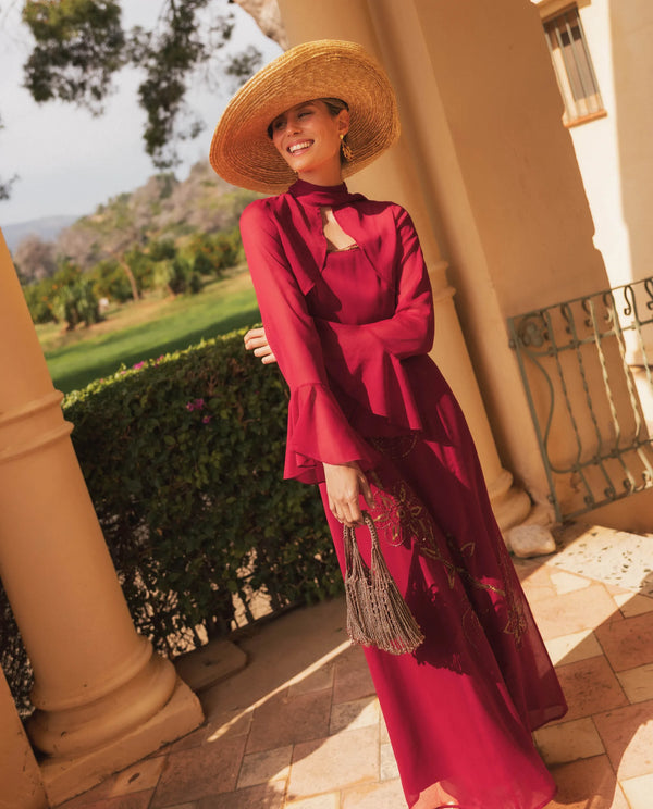 DAPHNE DRESS · RED