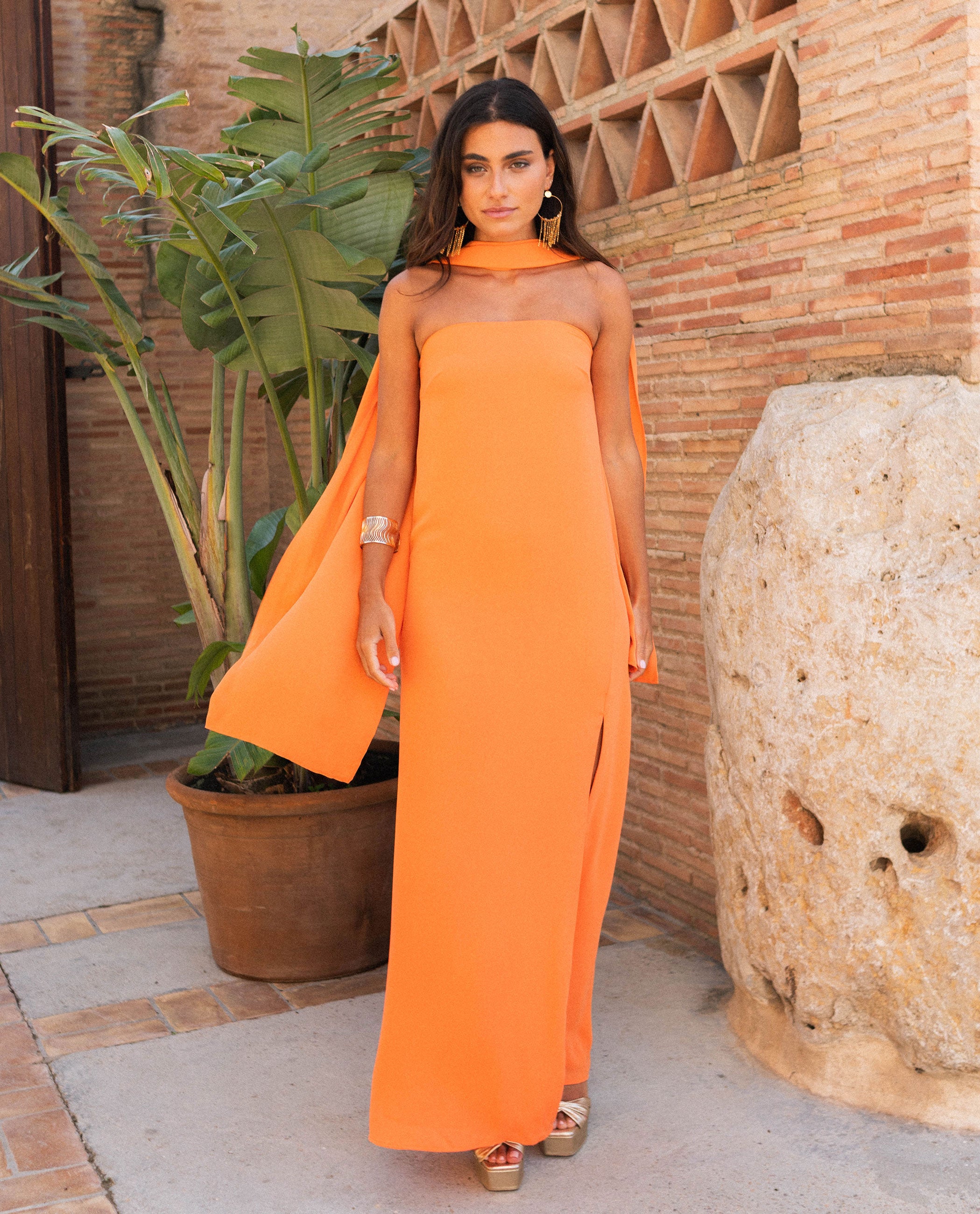 dress with oranges on it Oranges Dress Organic Clothing Made in Detroit, USA