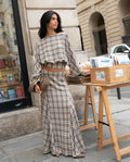HER TURN SKIRT · BEIGE