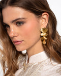 PENDIENTES PALM · DORADO