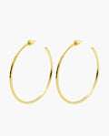 CLASSIC HOOPS · GOLD PLATED
