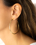 CLASSIC HOOPS · GOLD PLATED