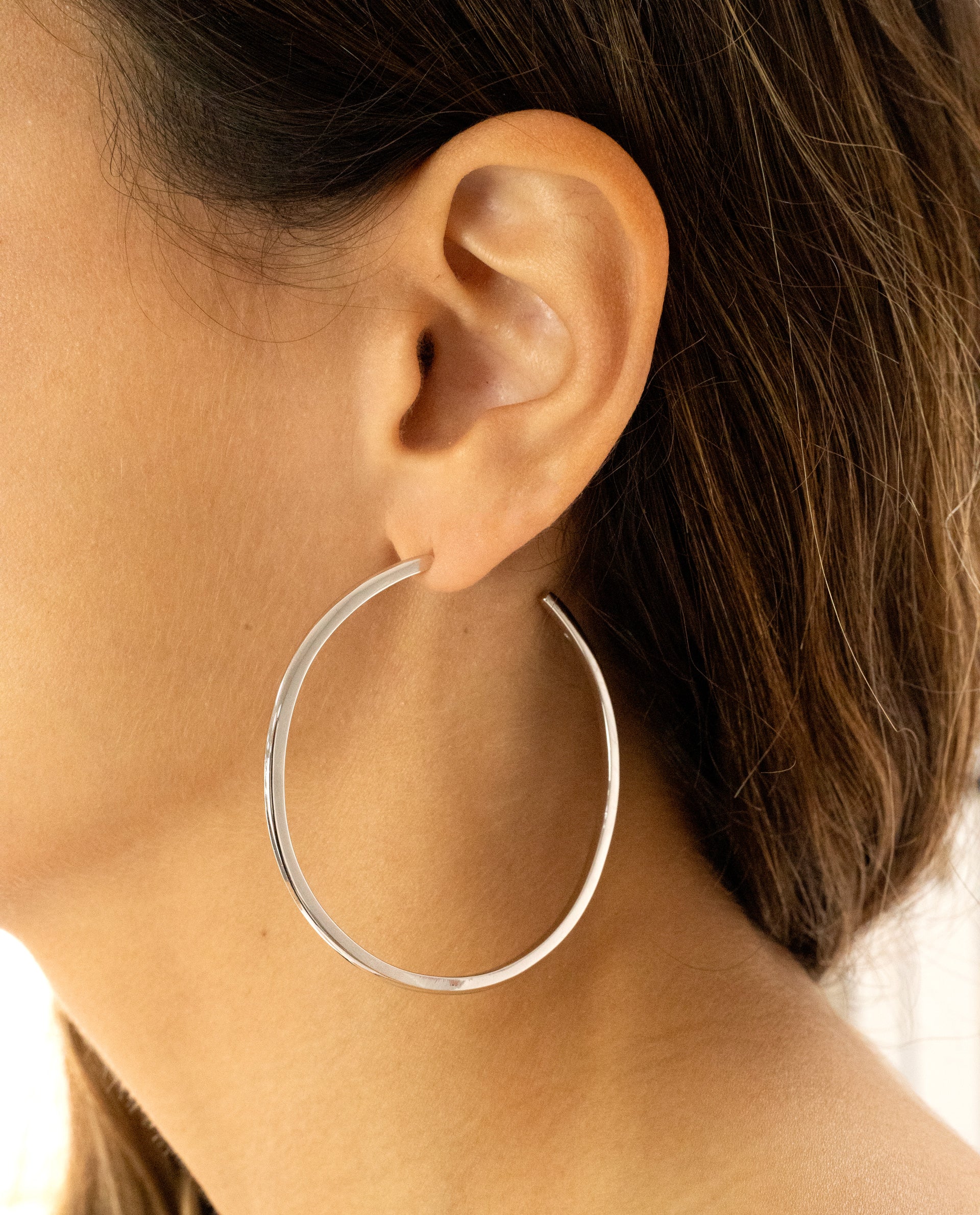 CLASSIC HOOPS - SILVER