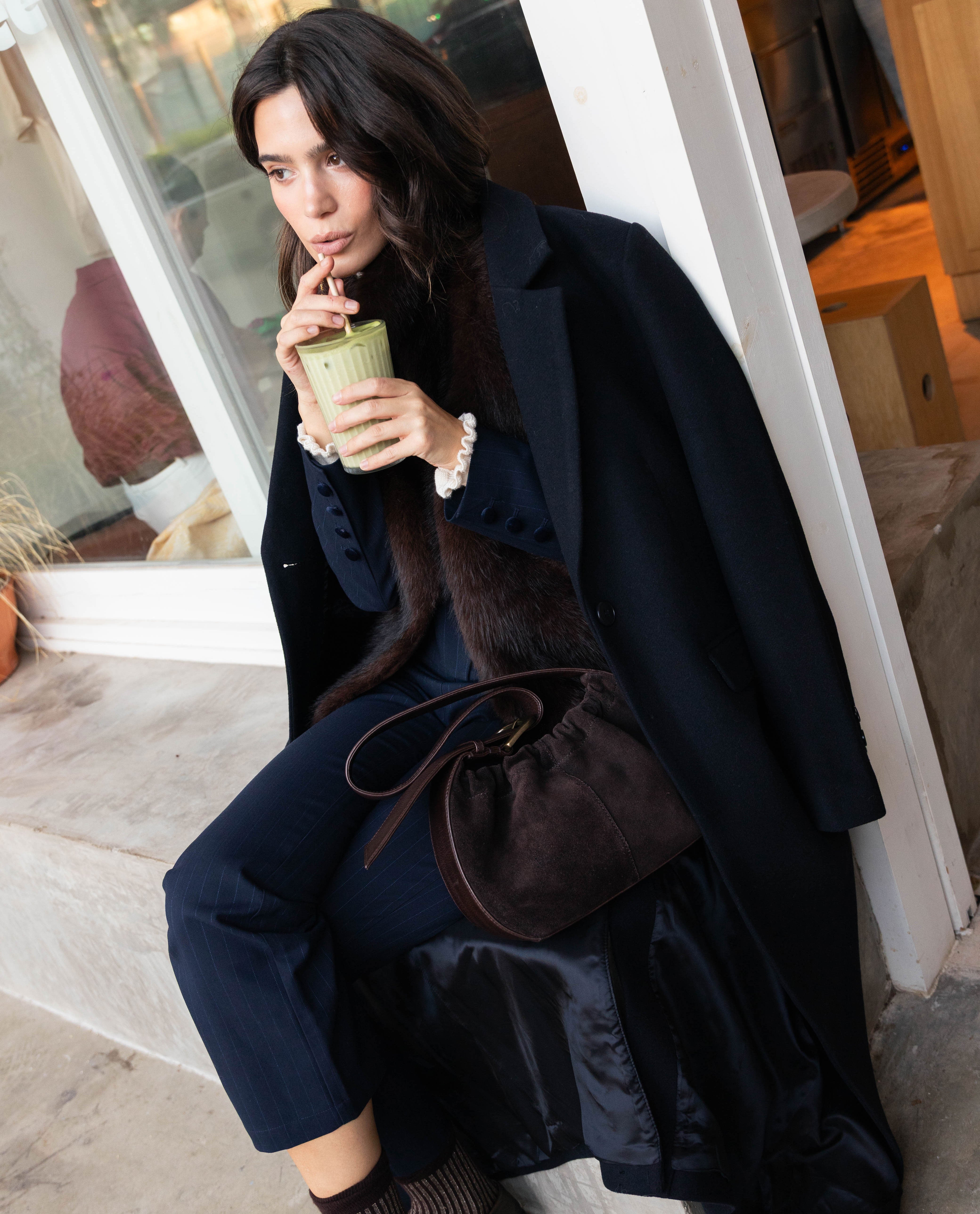 AQUELE CASACO DE SENTIMENTO - AZUL MARINHO