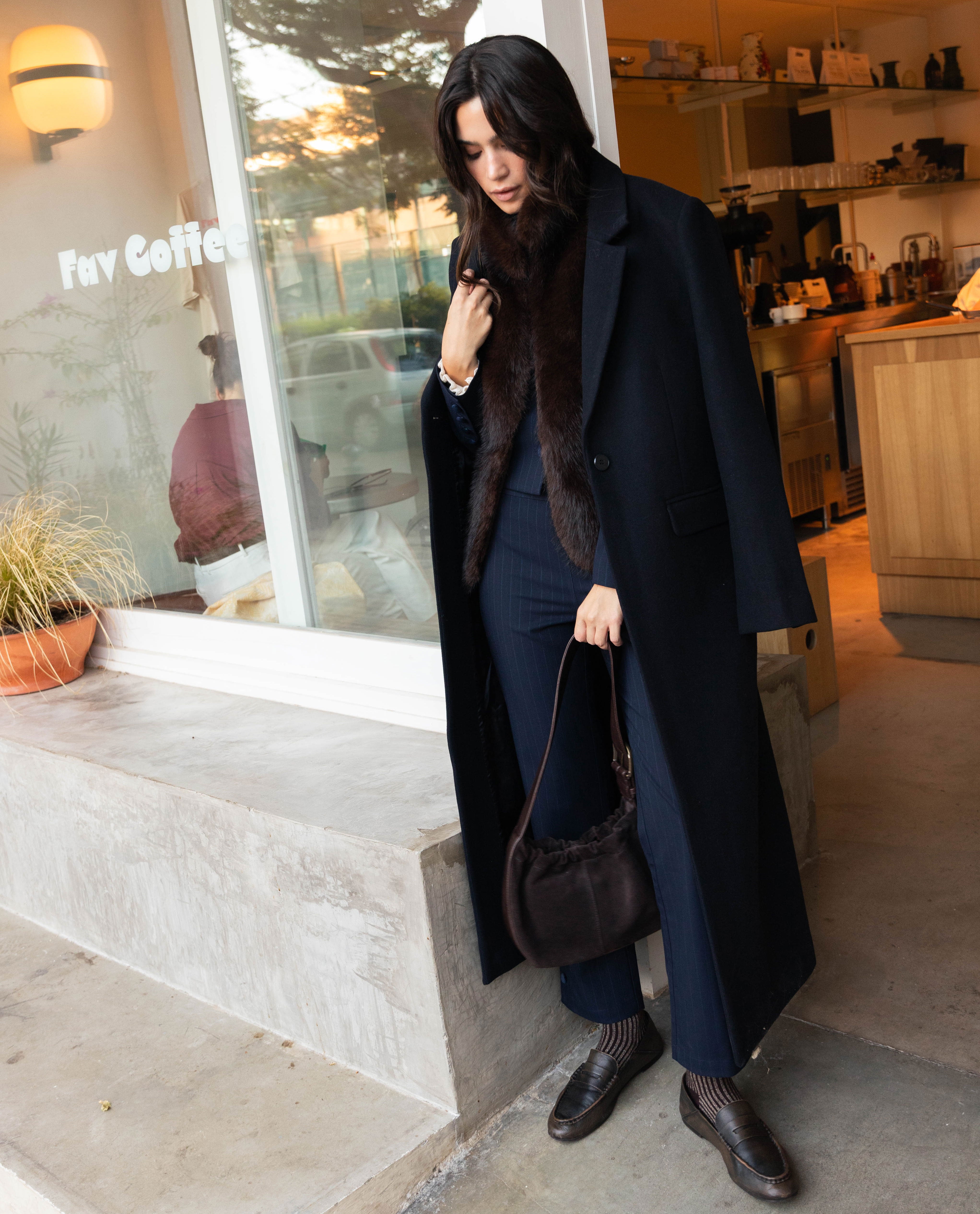 AQUELE CASACO DE SENTIMENTO - AZUL MARINHO