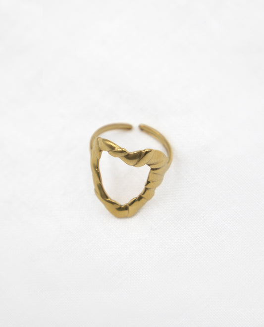 HEARTBEAT RING - GOLD