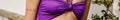 HAWI SWIMMING SUIT | Purple Adjustable Bandeau Swimsuit | THE-ARE Bikinis and Swimwear
