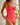 BAÑADOR MAUI | Bañador de Mujer Naranja con Flores Pequeñas | Bañadores THE-ARE