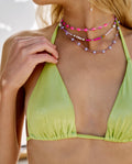BIKINI MAUPITI | Lime Green Bikini with Brazilian Briefs | Bikinis and Swimwear THE-ARE