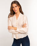 BLUSE SOFT POWER · BEIGE