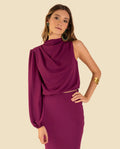 BLUSA MRS. ARRIAGA - PLUM