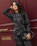NEW FREQUENCY BLOUSE · CHECKED