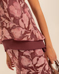 CHARLOTTE BLOUSE · BURGUNDY