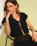 BLUSA ESSENCE · NEGRO