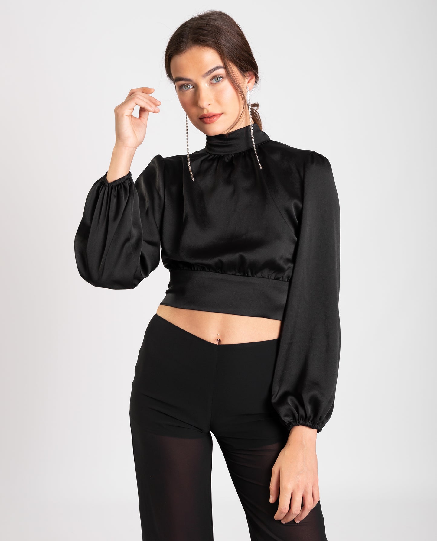 BLUSA BLESSED · NEGRO