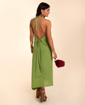 BLUSA ZÚJAR | Blusa Halter Elegante Espalda Abierta | Invitadas THE-ARE