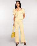 TROUSERS SUNSET LOVER · YELLOW