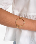 CIRCLE BRACELET · GOLD PLATED