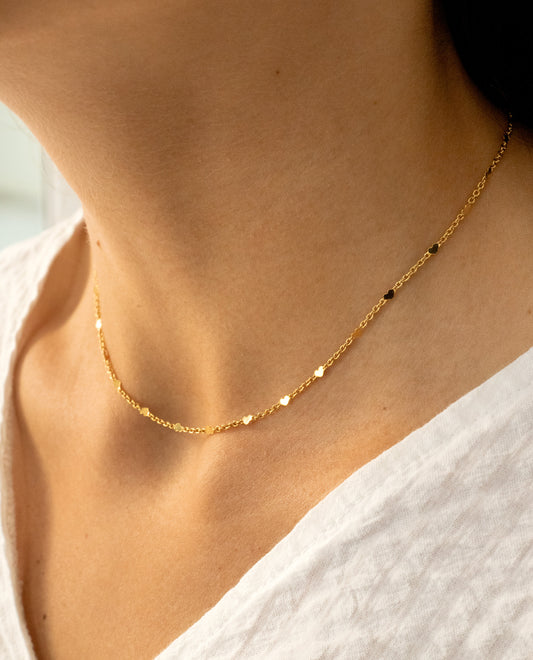 NECKLACE ALL MY HEARTS - GOLD PLATED