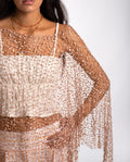 CAPA CROCHET BELLA · COBRE