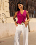 MADE YOU LOOK VEST · CHERRY