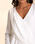 CHAQUETA RONDA |Chaqueta de Traje Blanca Mujer | Invitadas THE-ARE
