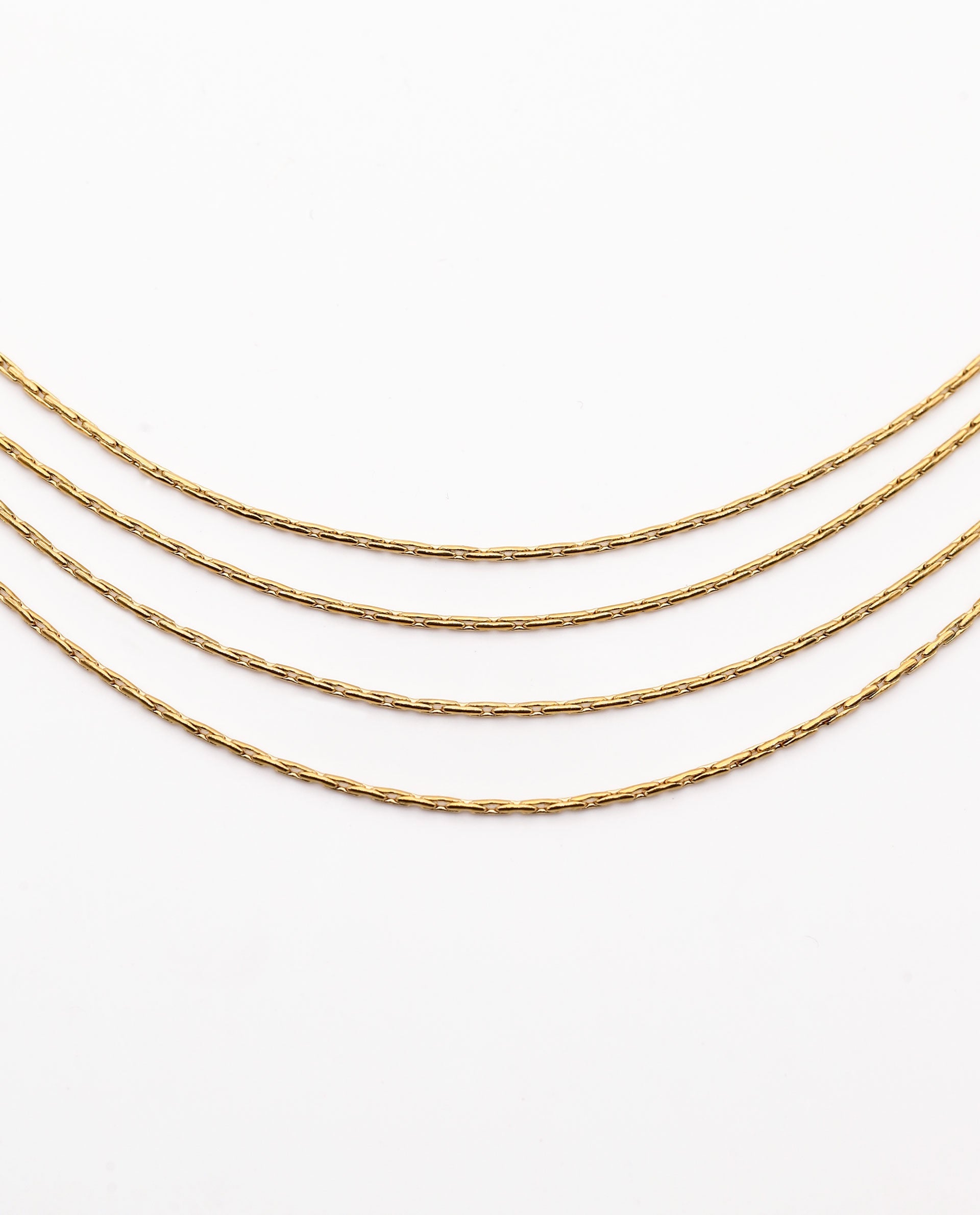 NECKLACE ALL ALONG - GOLD PLATED STEEL