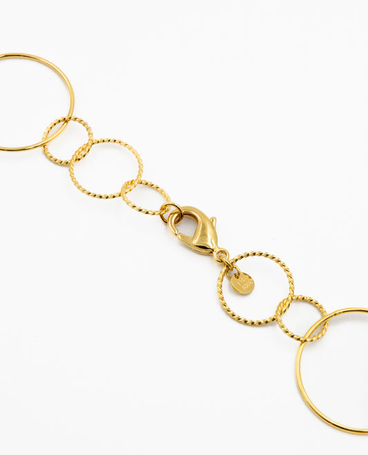 LOOPS NECKLACE - GOLD PLATED