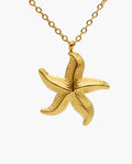 STARFISH NECKLACE · GOLD PLATED STEEL