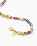MARINES COLORS NECKLACE · GOLD PLATED STEEL