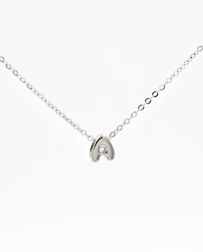 NECKLACE EVERYDAY LETTER - SILVER