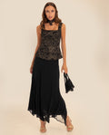 EUGENIA CORSET TOP · BLACK
