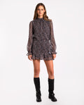 Falda Corta Animal Print con Volantes | Conjunto Blusa y Falda THE-ARE