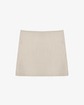 TULUM SKIRT | Ecru Cotton Short Skirt | THE-ARE