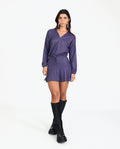 TIME TO ENJOY SKIRT · PURPLE
