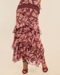CHARLOTTE SKIRT · BURGUNDY