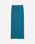 SEA SOUL SKIRT | Blue Elastic Long Skirt with Slit | Summer Collection THE-ARE