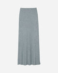 FALDA FREE SPIRIT | Falda Midi de Punto Gris Elástica | Colección Primavera THE-ARE