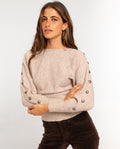 PULLOVER LIKE SISTERS · BEIGE