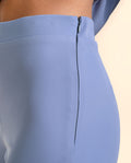 Pantalón Azul Celeste Elástico Traje Mujer | Invitadas THE-ARE