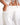 Pantalón Blanco de Lino Fluido para Mujer | THE-ARE
